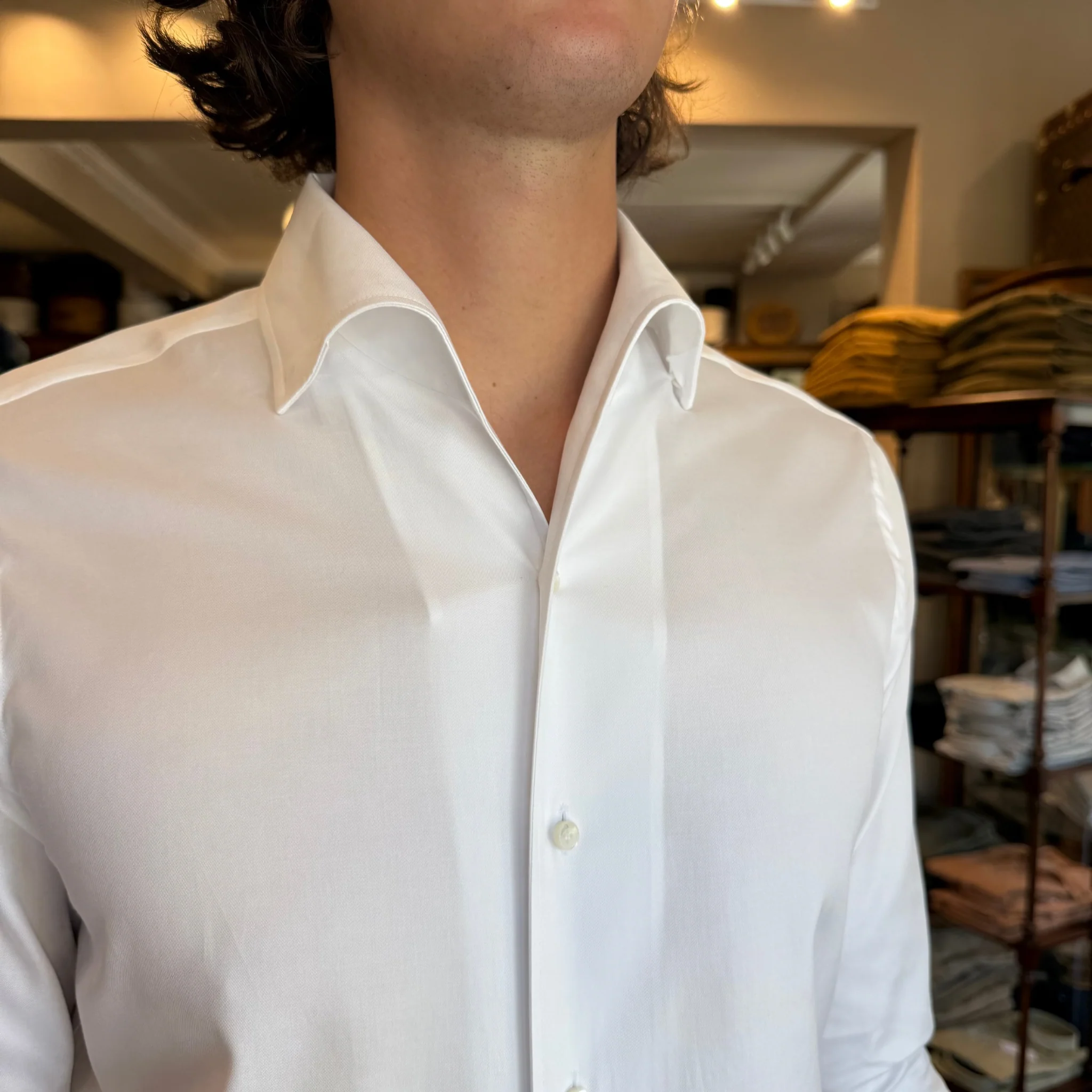 Cotton blind button down shirt - Image 4