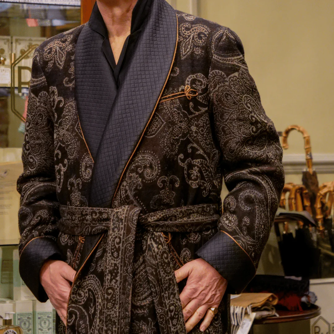 Tapestry dressing gown - Image 4