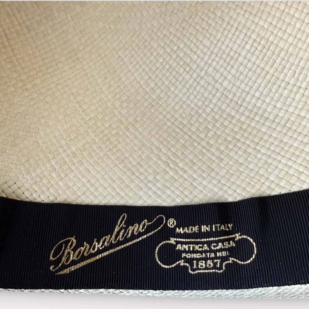Borsalino Panama Hat larger brim - Image 3