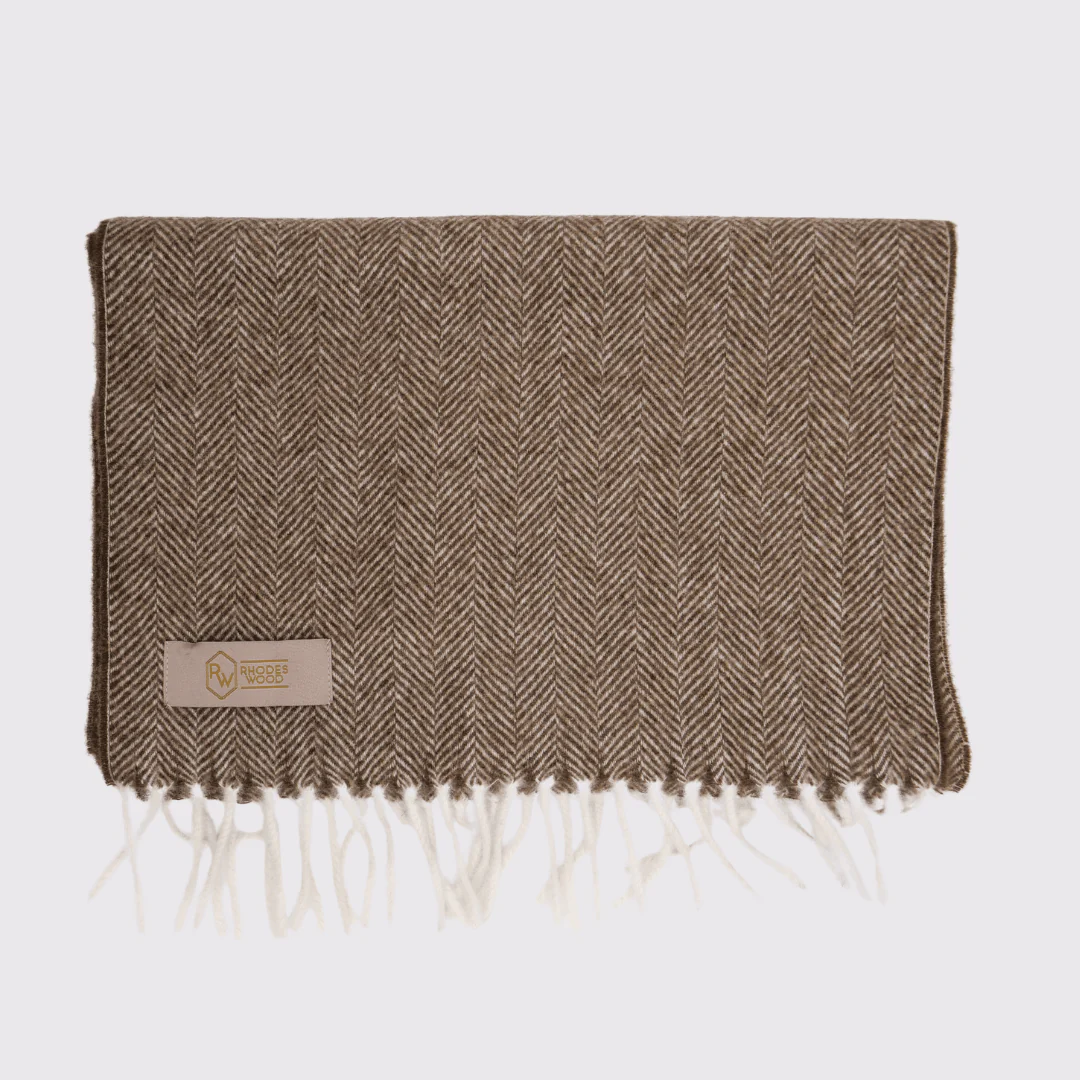 Cashmere Herringbone scarves - Image 5