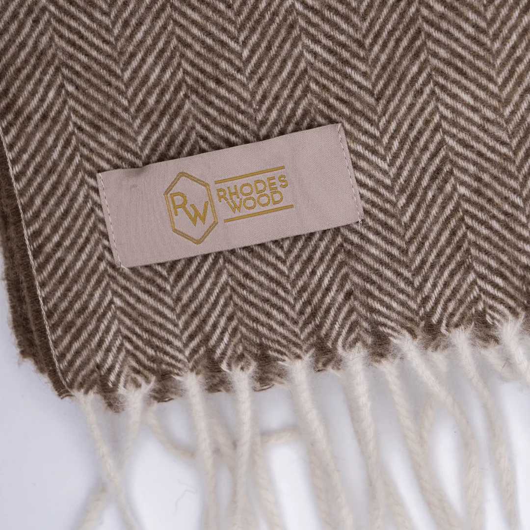 Cashmere Herringbone scarves - Image 6