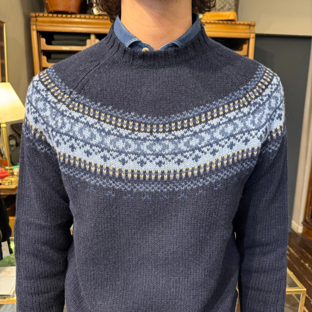 Fairisle Shetland sweater - Image 3