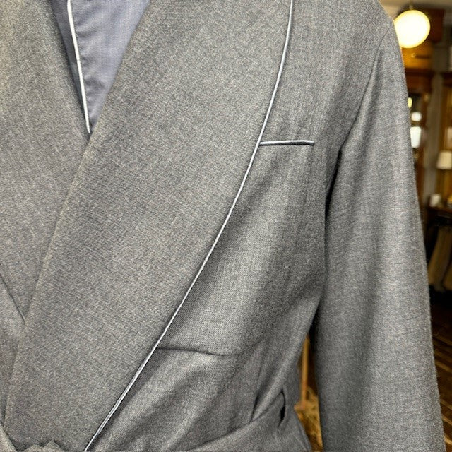 Grey Worsted Dressing gown - Image 4