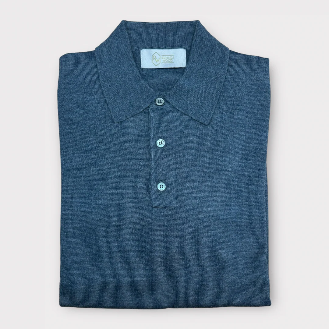 Knitted polo shirt - Image 5