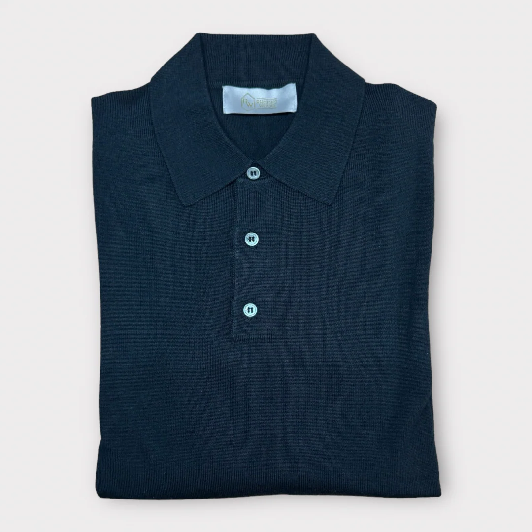 Knitted polo shirt - Image 6