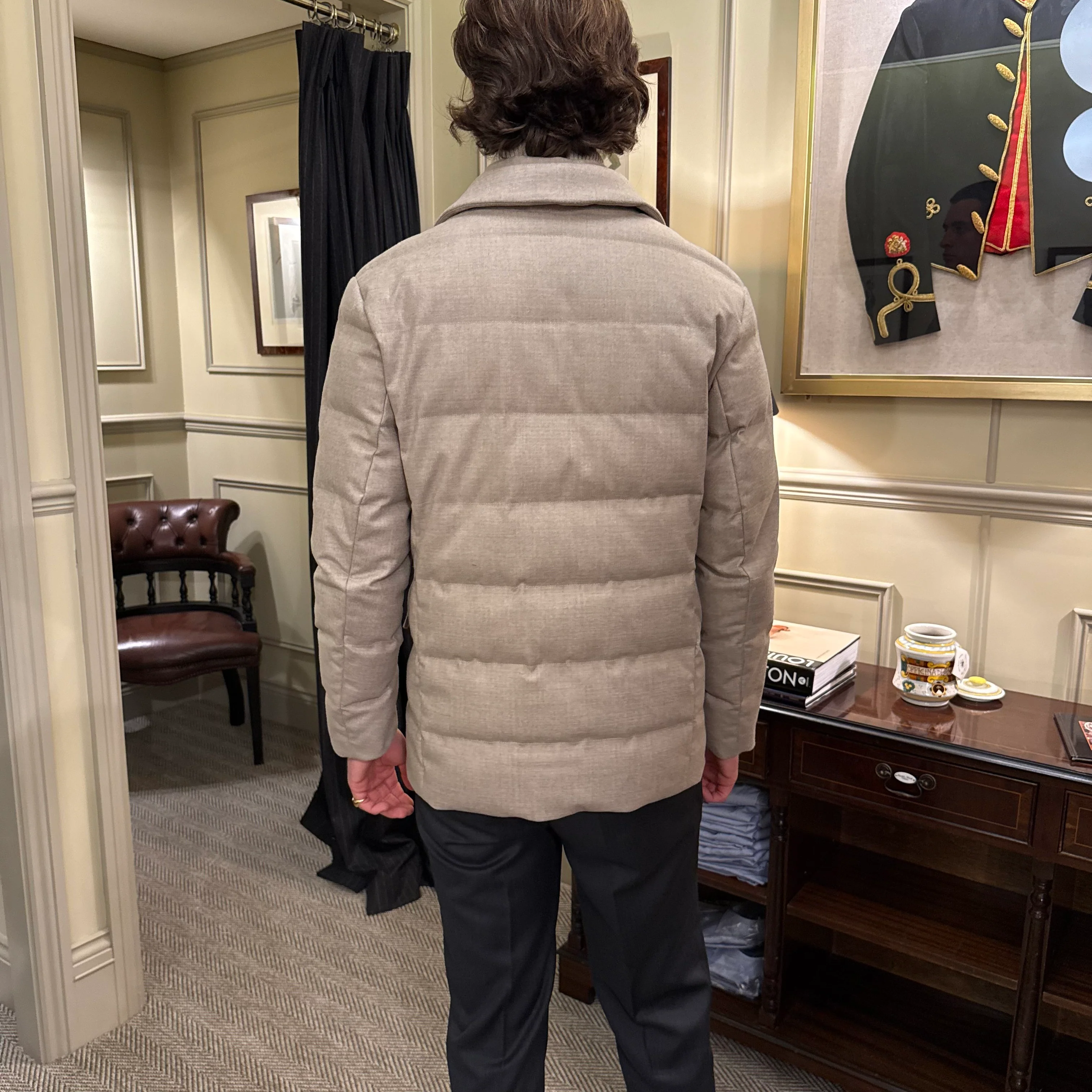 Rhodes-Wood quilted jacket with zip out Gilet - Image 4