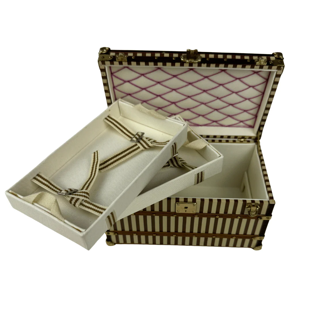 Louis Vuitton Rayee stripe Mini Trunk - Image 3