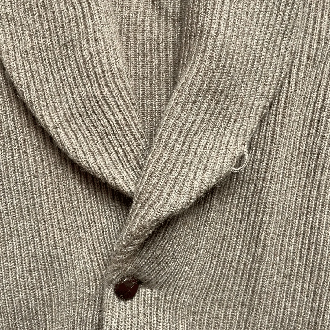 Shawl collared cardigan - Image 3