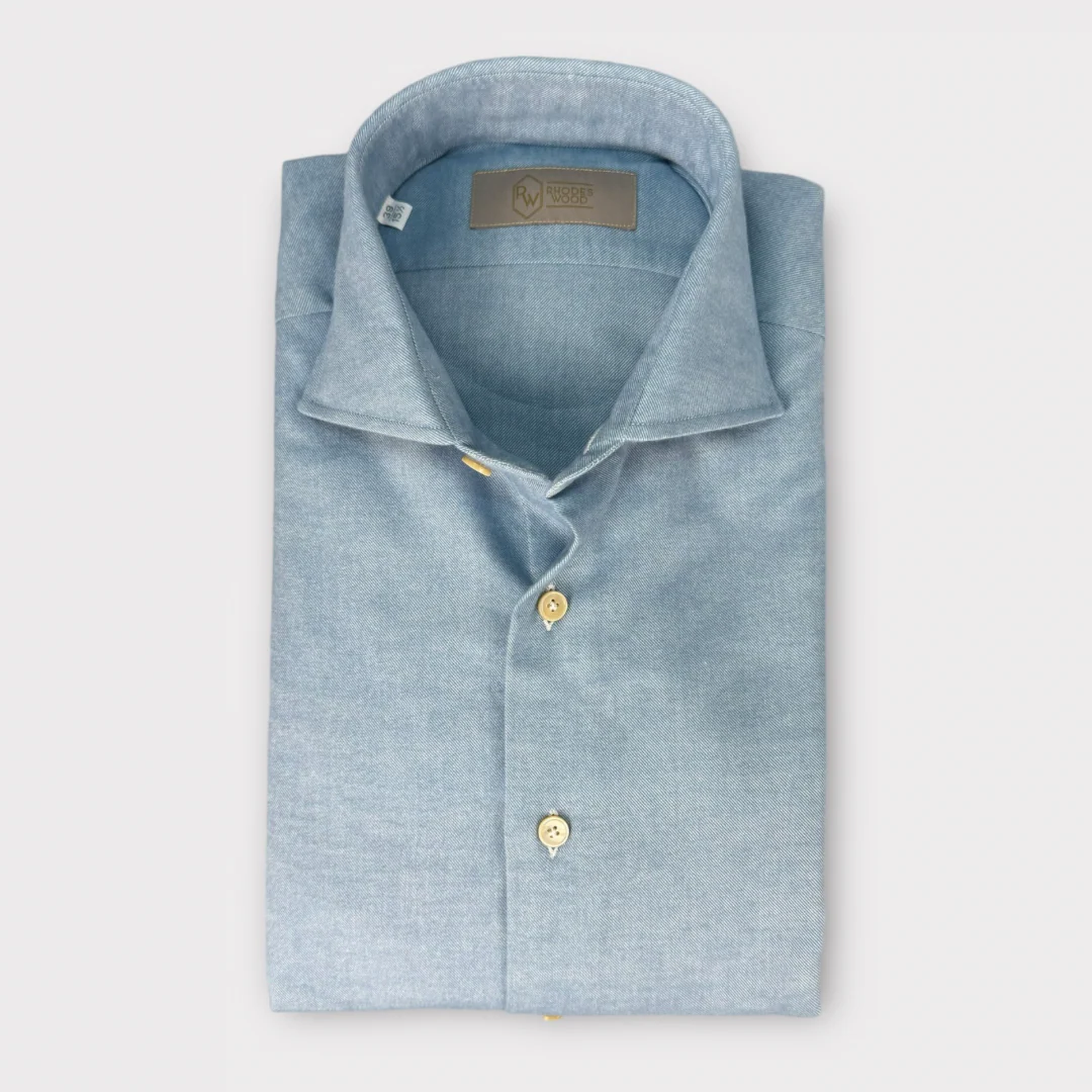 Soft cotton twill shirt - Image 10