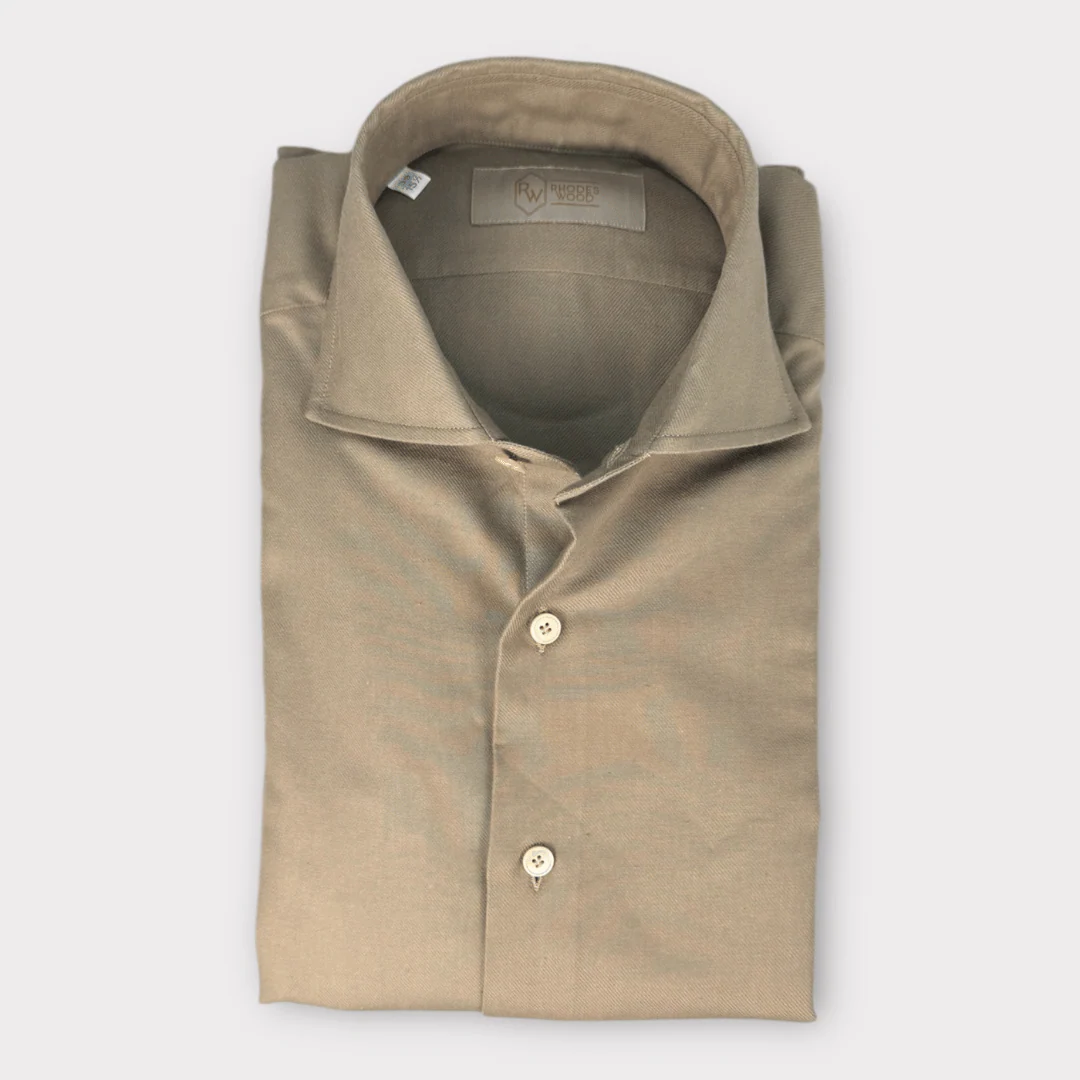 Soft cotton twill shirt - Image 7