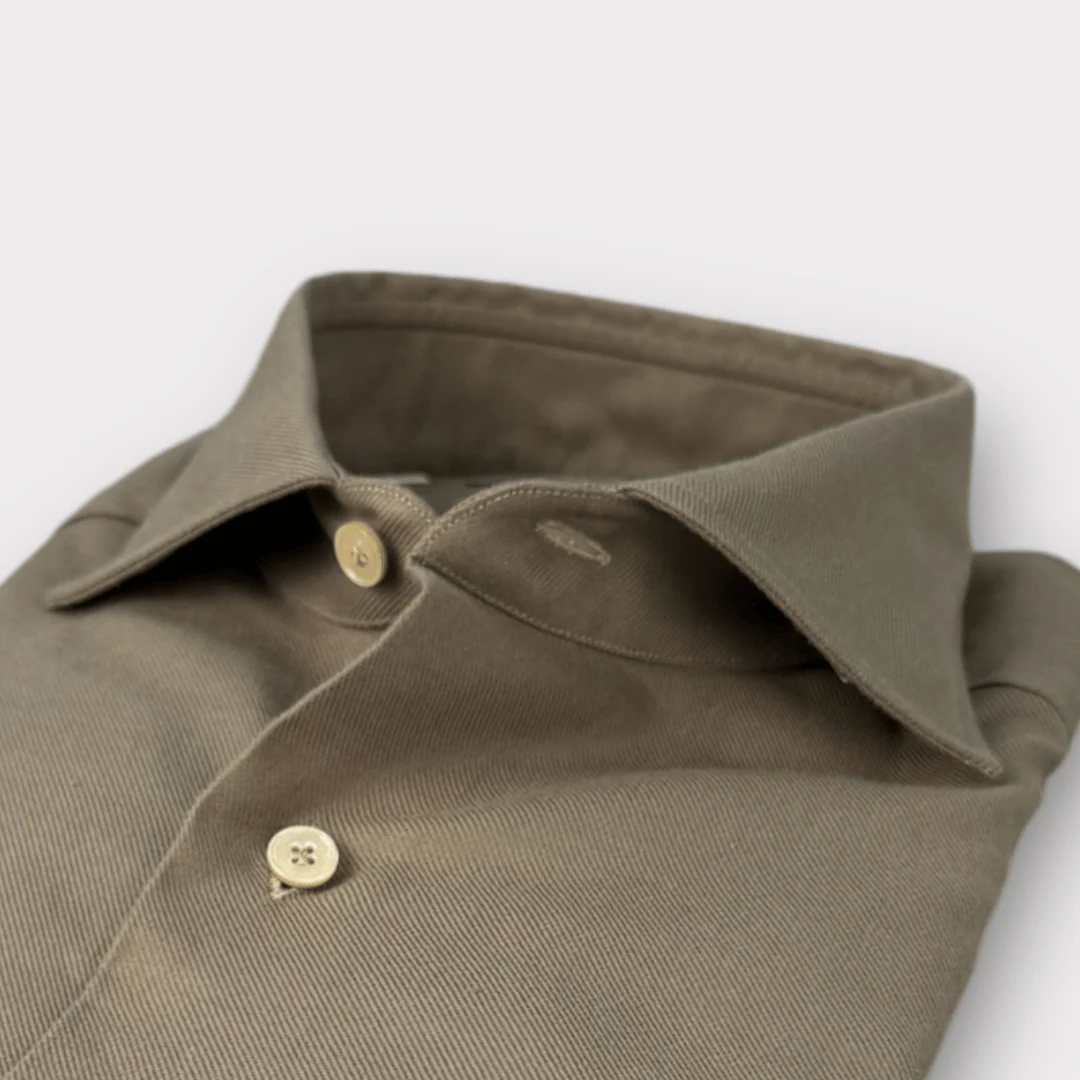 Soft cotton twill shirt - Image 8